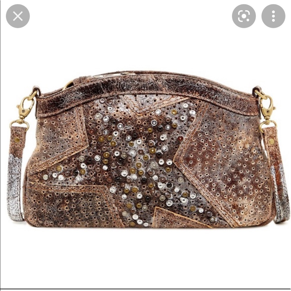 Frye Deborah Star Glazed Purse